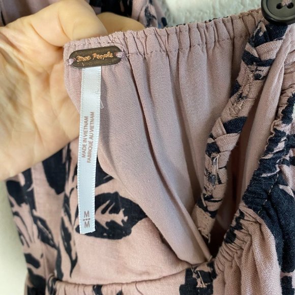 Free People The Perfect Sundress Slit Leg Spaghetti Strap Open Back Midi Dress - Picture 9 of 11